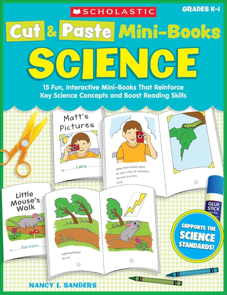 Cut and Paste mini books Science